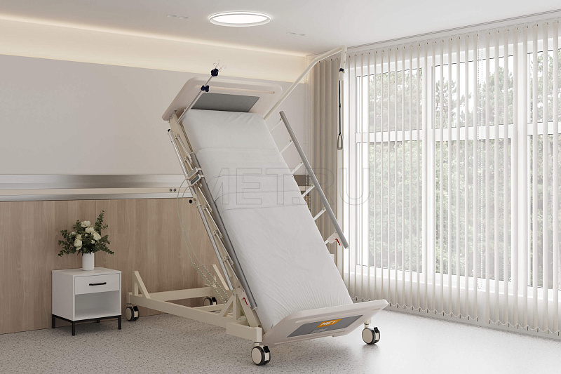 MET LIFT UP Электрическая четырёхсекционная кровать-вертикализатор с функцией переворачивания  и туалетом от производителя